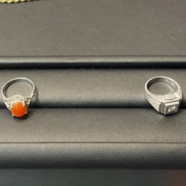 プラチナ　リング　2点